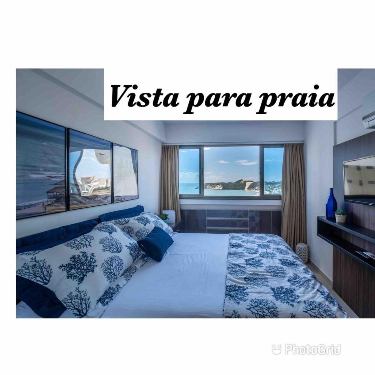 Flat Com 2 Quartos E Vista Mar Da Praia De Pontanegra-Wifi 300 Mb-Garagem-Familia-Criancas-Piscina-Pet Friendly Natal Dış mekan fotoğraf