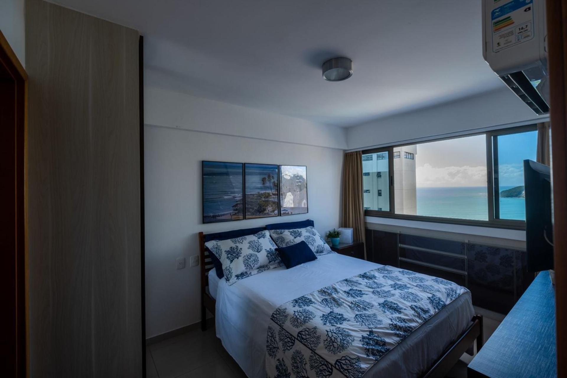 Flat Com 2 Quartos E Vista Mar Da Praia De Pontanegra-Wifi 300 Mb-Garagem-Familia-Criancas-Piscina-Pet Friendly Natal Dış mekan fotoğraf