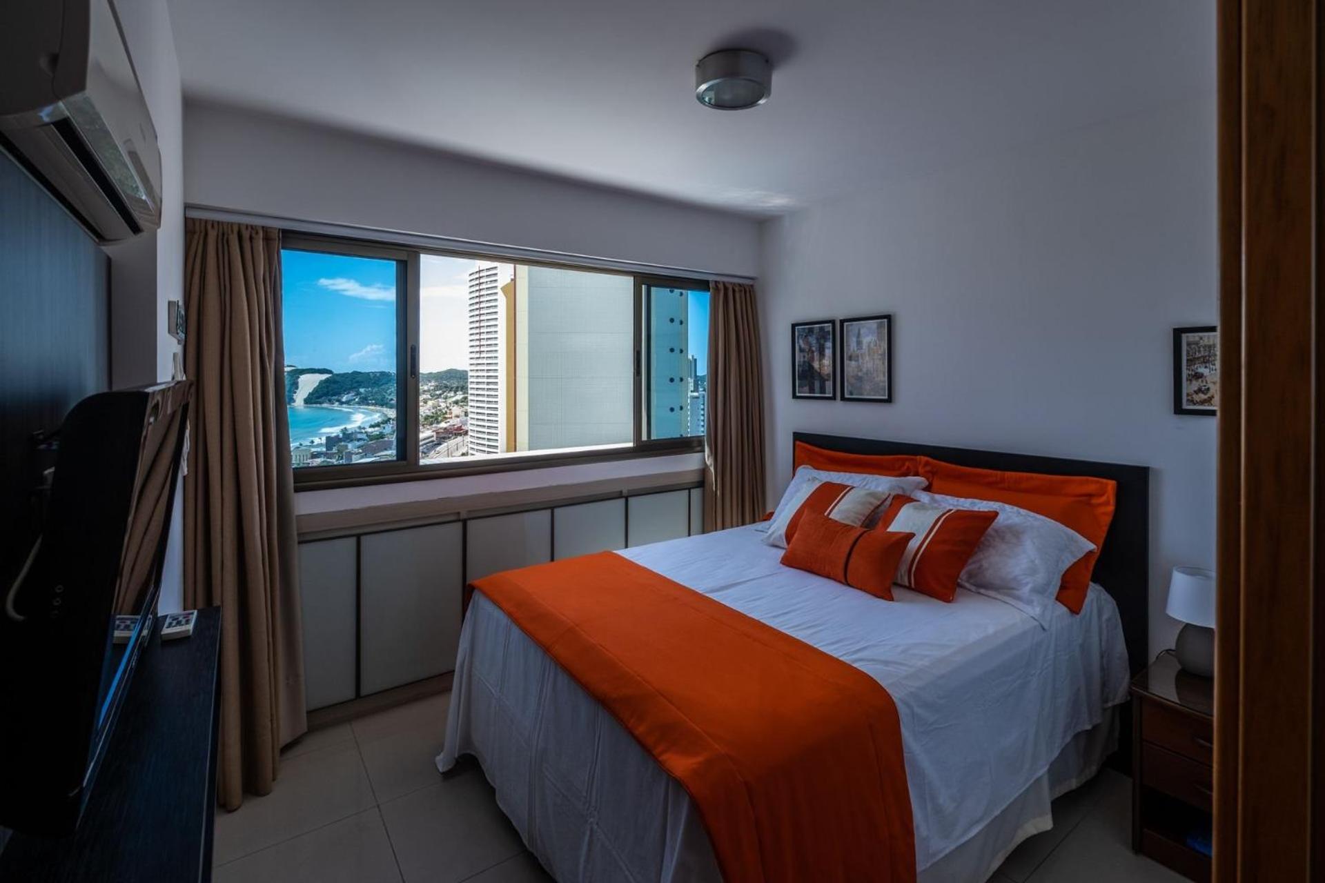 Flat Com 2 Quartos E Vista Mar Da Praia De Pontanegra-Wifi 300 Mb-Garagem-Familia-Criancas-Piscina-Pet Friendly Natal Dış mekan fotoğraf