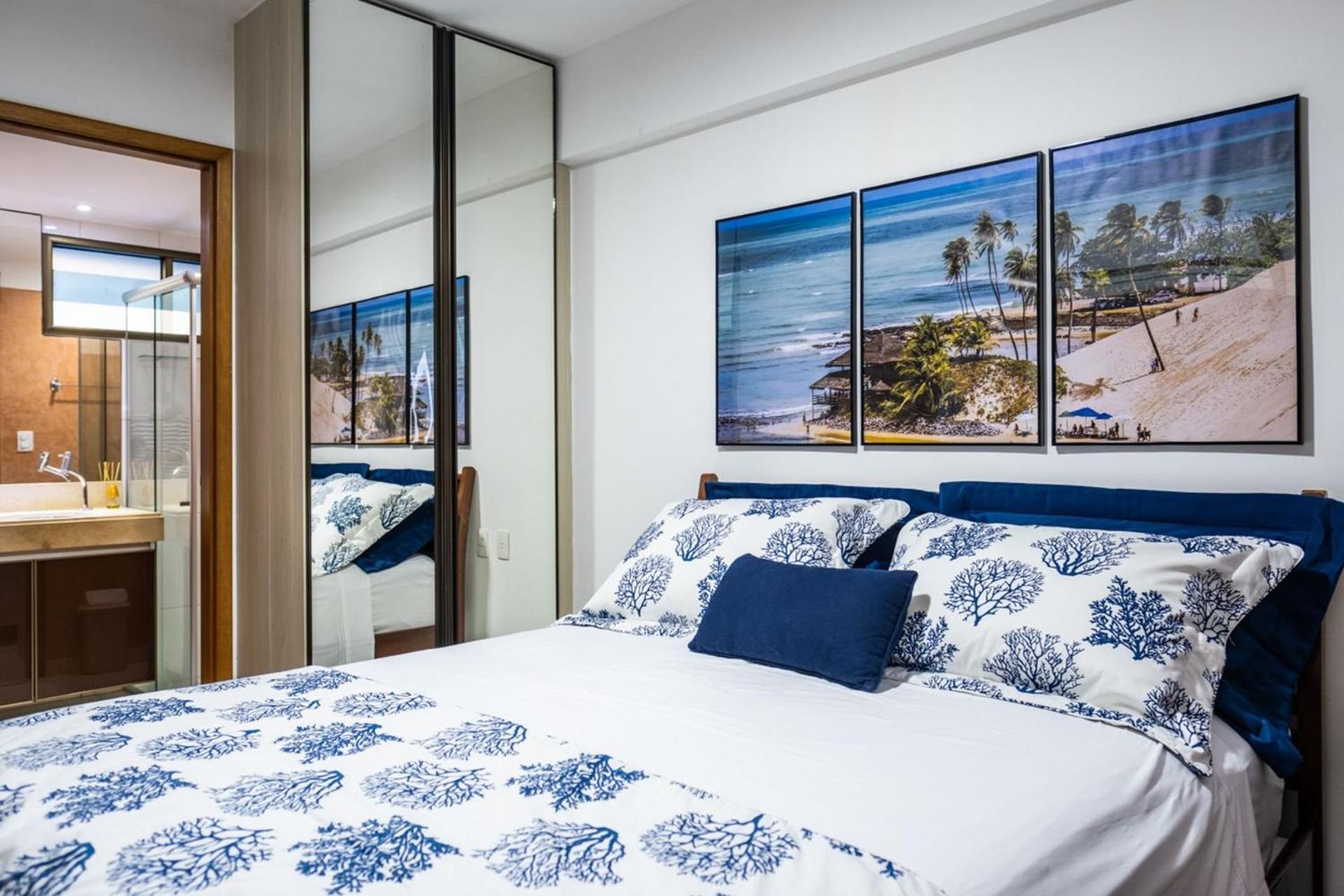 Flat Com 2 Quartos E Vista Mar Da Praia De Pontanegra-Wifi 300 Mb-Garagem-Familia-Criancas-Piscina-Pet Friendly Natal Dış mekan fotoğraf