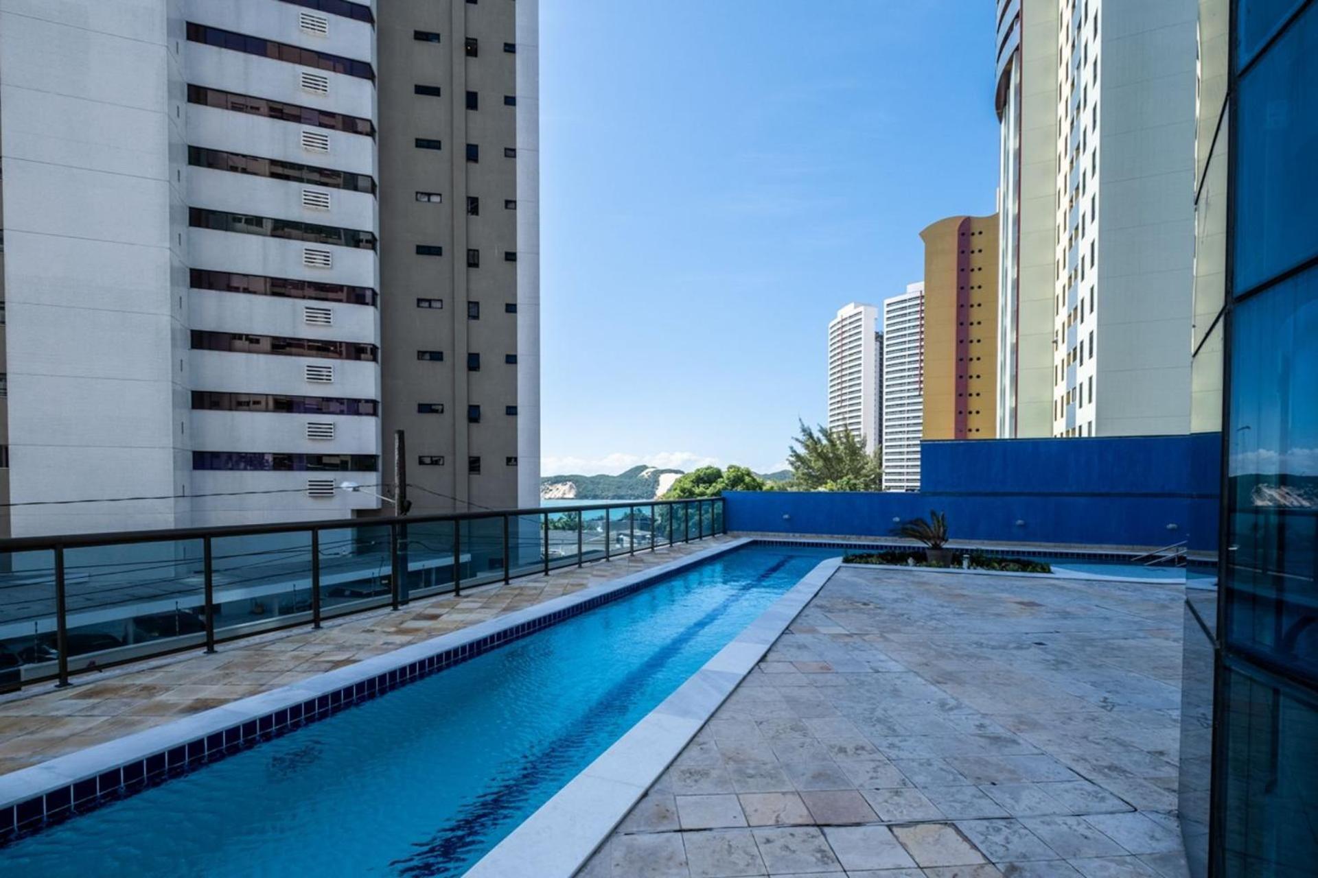 Flat Com 2 Quartos E Vista Mar Da Praia De Pontanegra-Wifi 300 Mb-Garagem-Familia-Criancas-Piscina-Pet Friendly Natal Dış mekan fotoğraf
