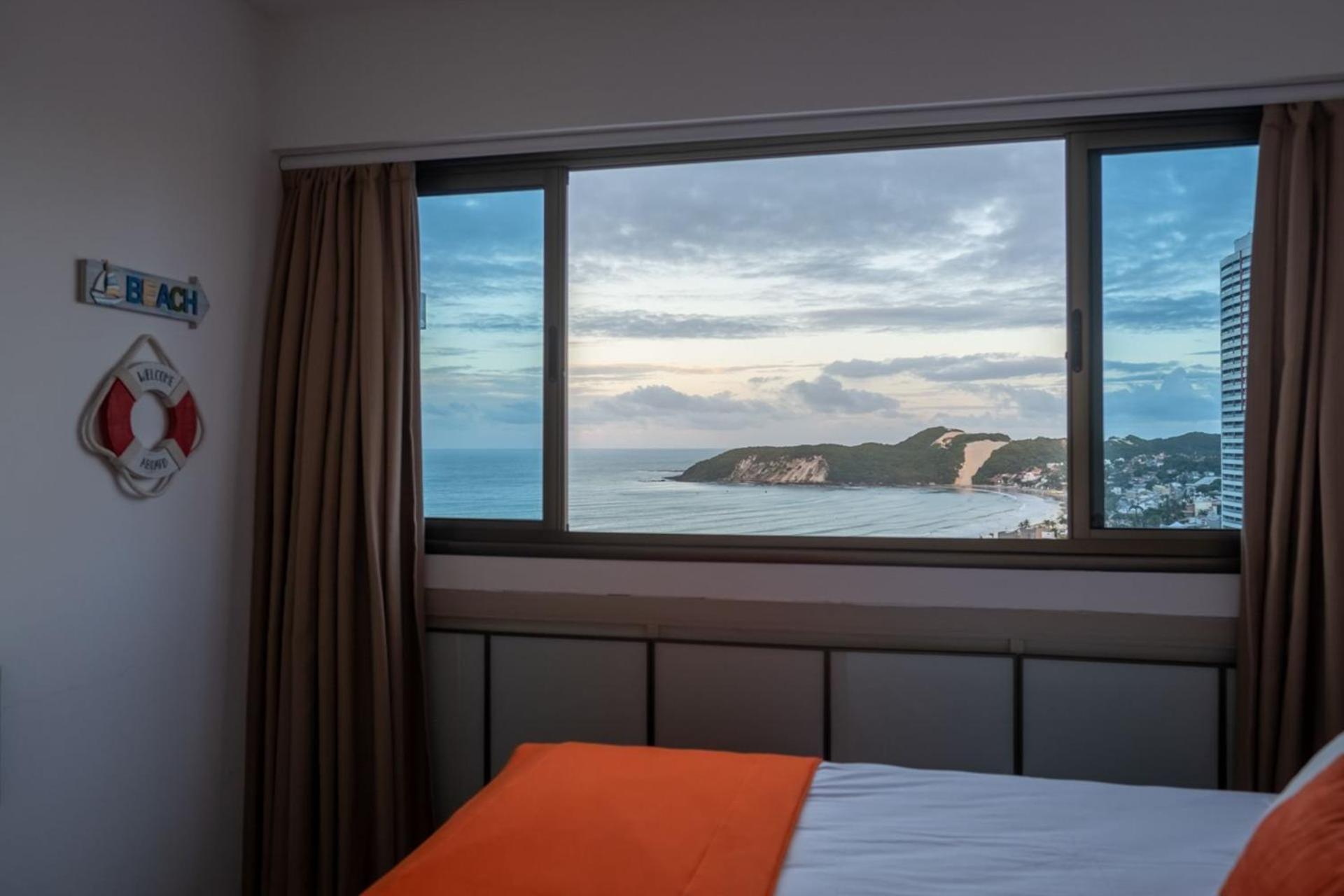 Flat Com 2 Quartos E Vista Mar Da Praia De Pontanegra-Wifi 300 Mb-Garagem-Familia-Criancas-Piscina-Pet Friendly Natal Dış mekan fotoğraf